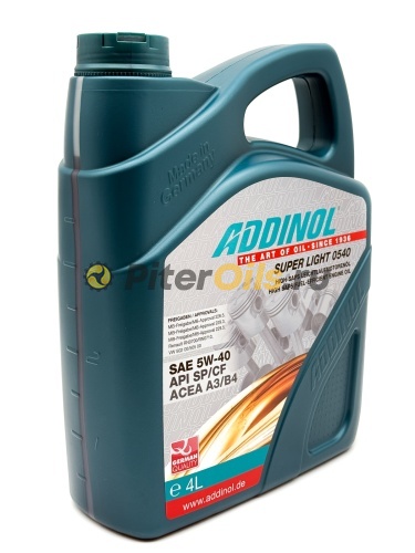ADDINOL Super Light 5W-40 4л 72097725/4014766251022