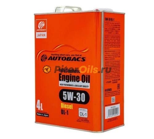 AUTOBACS Engine Oil FS DIESEL DL-1 5W30 (4л) A00033252