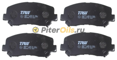 Дисковые тормозные колодки передние TRW GDB3562 для Mazda CX-5 (4 шт.)