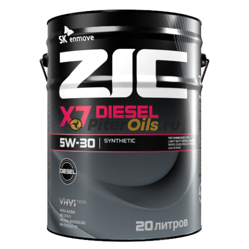 ZIC X7 DIESEL 5w30 (20л) 192610
