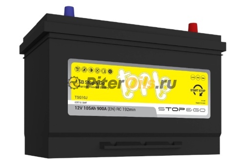 Аккумулятор Topla EFB 105Ah 900A об. пол. (- +) 306x173x225