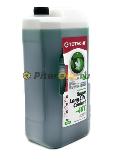TOTACHI SUPER LONG LIFE COOLANT Green -40C 5л жидкость низкозамерзающая 41605