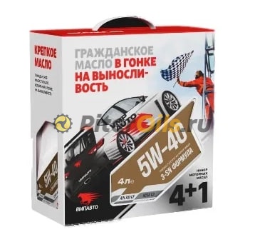 ВМПАВТО Motive 5w40 (С3, SN/CF) (4+1л) 9251