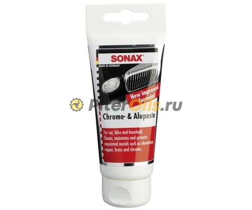 SONAX Полироль для хрома Chrome and Alupaste 75 мл