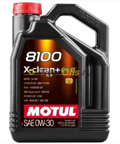 MOTUL 8100 X-clean+ EFE SAE 0W30 4л 113092