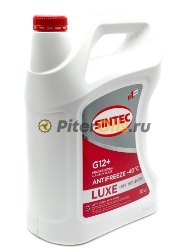 Антифриз Sintec LUXE G12+ красный (10кг) 614504