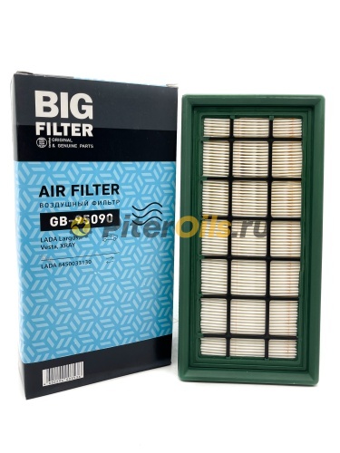 Фильтр воздушный BIG FILTER GB95090 (8450033130) VESTA XRAY LARGUS c 07/19