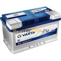 Аккумулятор VARTA Blue Dynamic 80А/ч 740A 315x175x175 (- +) 580 406 074 313 2