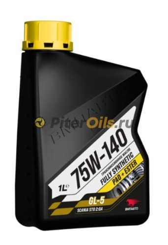 ВМПАВТО Масло трансмисионное 75W-140 GL-5 (1л) 9701