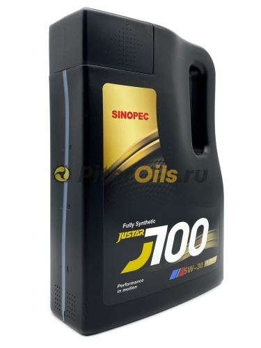Sinopec JUSTAR J700 SP/GF-6A 5W-30 Gasoline Engine Oil 4л 