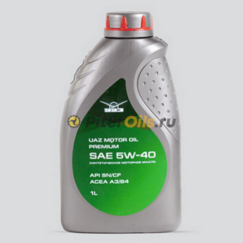 УАЗ Motor Oil Premium 5W40 (1л) 0001-01-0010540-02