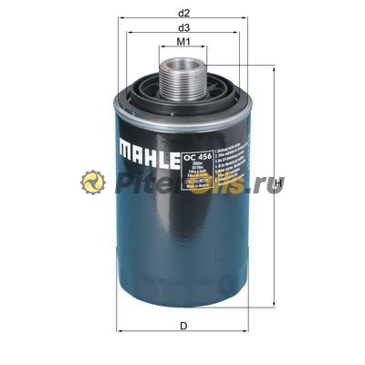 Фильтр масляный KNECHT OC456 (W719/45, SM5086)