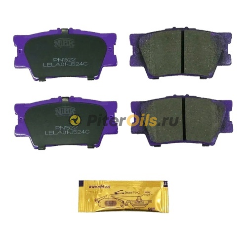 Тормозные колодки задние NIBK PN1522 (GDB3426) TOYOTA Camry 30,40,50, Rav 4 30,40