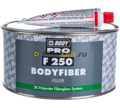 Шпатлевка BODY PRO F250 FIBER (1,5кг) 2500600001