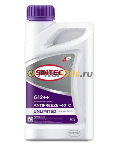 Антифриз Sintec UNLIMITED G12++ фиолетовый (1л) 801502